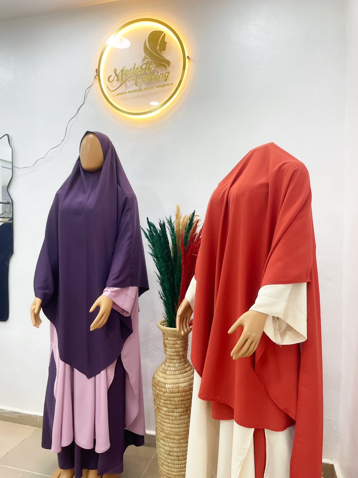 Modeste Layali split sets lilac & cream display