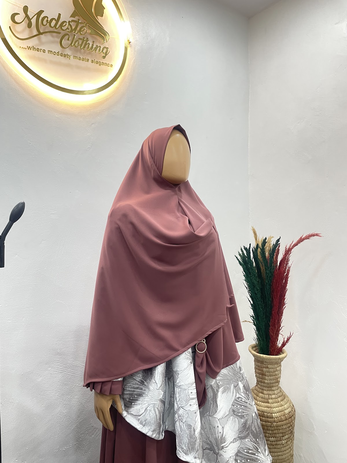 Modeste jacquard asymmetric peplum coordinate set